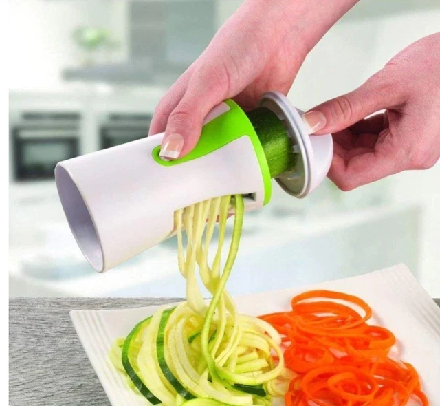 cortador de verduras para hacer espaguetis calabacin uso manual, de acero keto