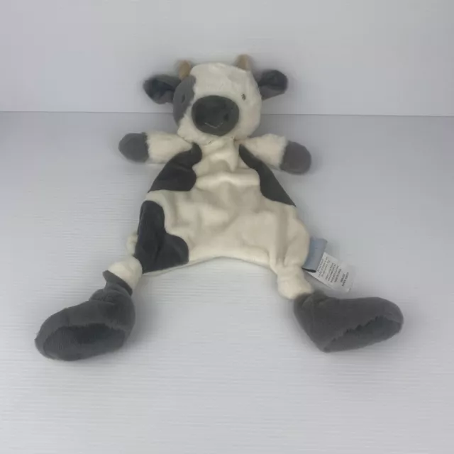 Jiggle & Giggle Cow Babies Security Blanket Comforter Plush Soft Toy Farm Animal