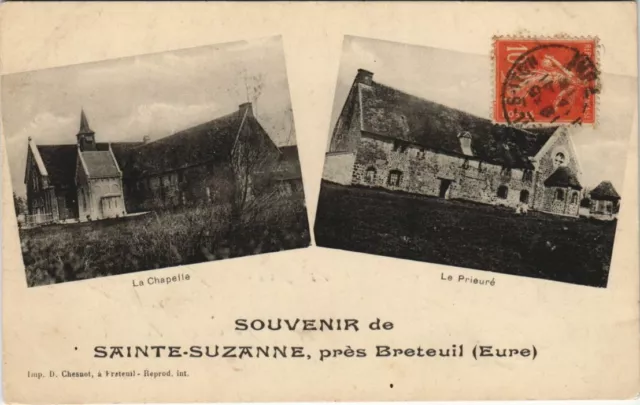 CPA Souvenir de Ste Suzanne pres BRETEUIL (28856)