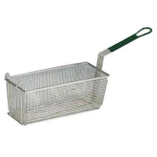 Prince Castle 78-P 12 Fry Basket w/ Green Plastisol Handle"