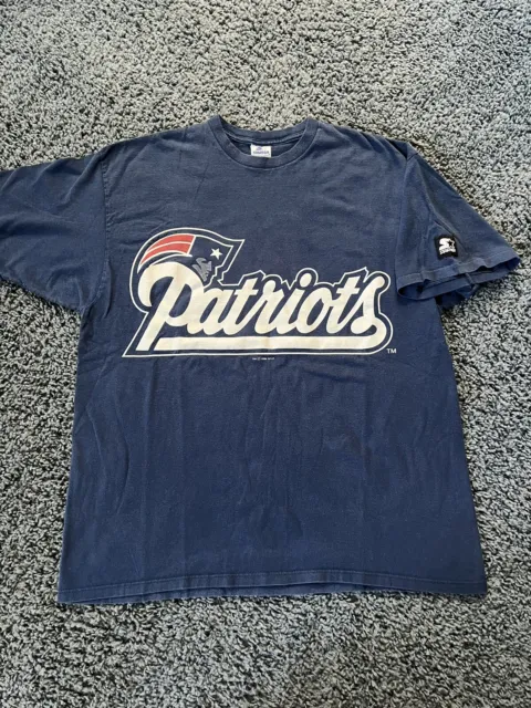 Vintage 1994 Starter NFL New England Patriots T Shirt Mens XL 90s Jersey Brady