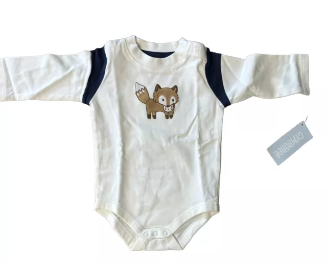 NWT Baby 3-6 Month Long Sleeve Jumpsuit Gymboree Brand Fox Character