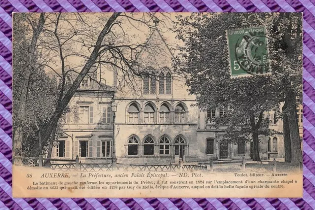 CPA 89  - AUXERRE - La prefecture  Ancien Palais Episcopal