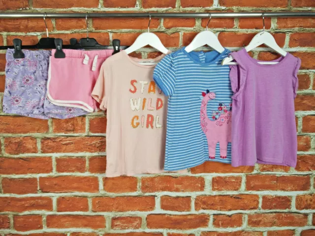 GIRLS BUNDLE AGE 4-5 YEARS GAP JOJO MAMAN BEBE etc TOP T-SHIRT SHORTS KIDS 110CM