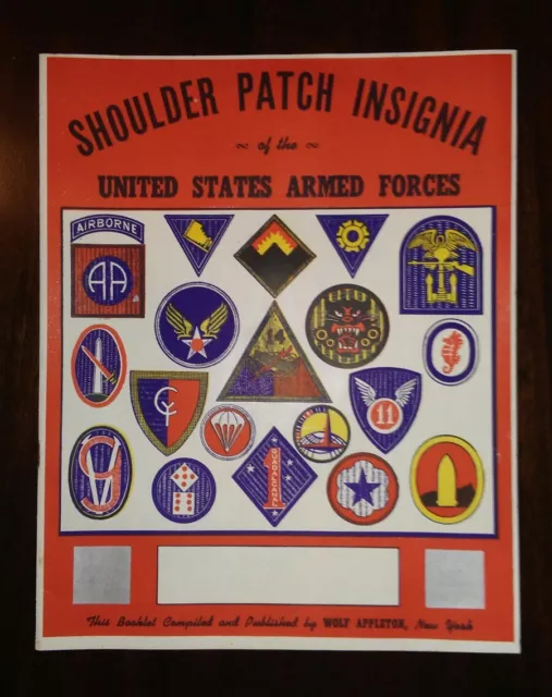 Wwii Wolf Appleton Shoulder Patch Insignia Of Us Armed Forces Vintage Catalog