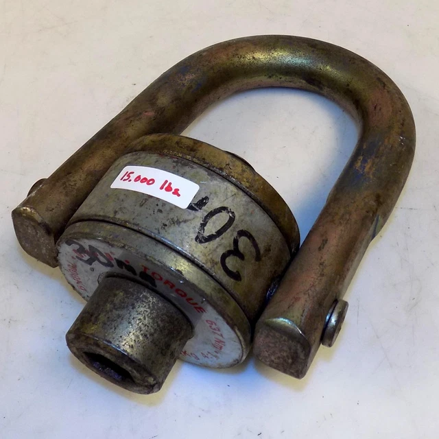 CROSBY 7000Kg 5:1 WLL 8750Kg 4:1 SWIVEL HOIST RING 637 Nm