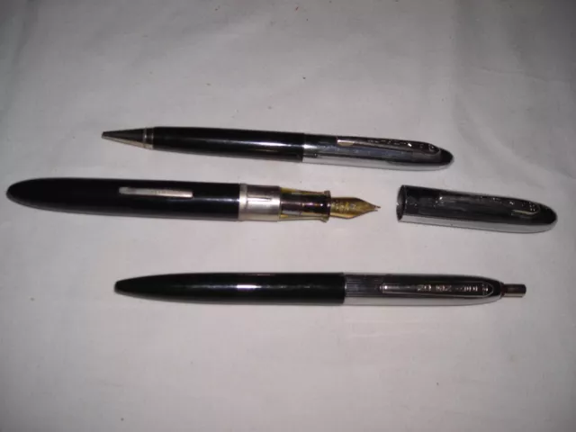 Vintage REMINGTON FOUNTAIN PEN -PENCIL- PEN- COMBO 3 PIECE SET