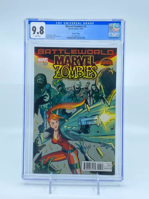 Marvel Zombies #3 Bobby Rubio Elsa Bloodstone Variant CGC 9.8 White Pages 2015