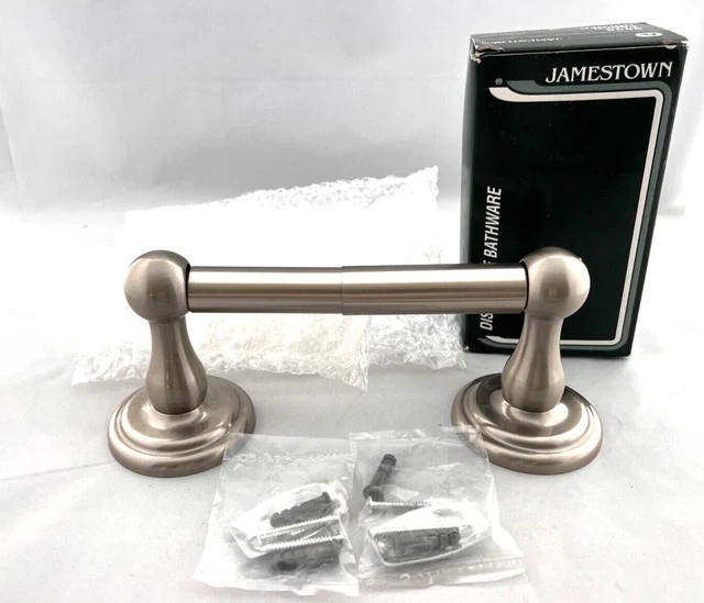 Franklin Brass Jamestown Toilet Paper Holder Satin Nickel 9008 New In Box