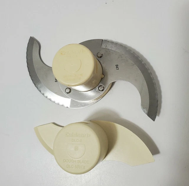 LOT OF 2 Cuisinart Food Processor DLC8 Metal Blade DLC861TX & Dough