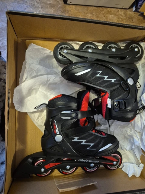 Rollerblade Advantage Pro XT Men's Fitness Inline Skates – Black/Red, Beginner To Intermediate