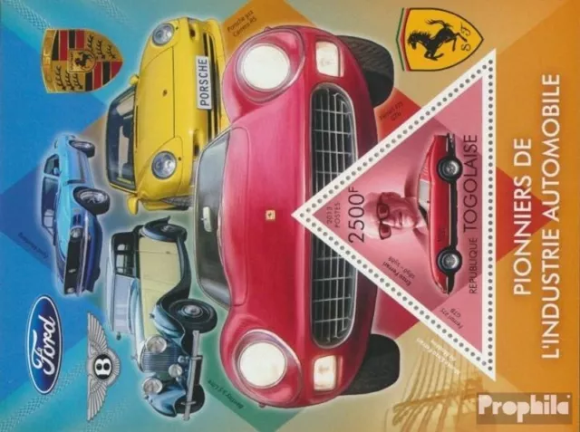 Briefmarken Togo  Mi Block 827 postfrisch Autos