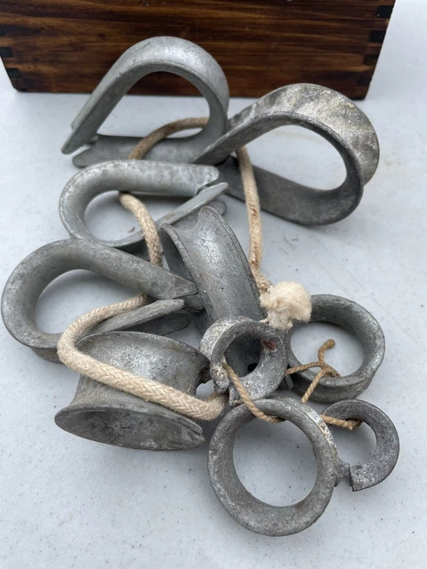 LOT OF 10HEAVY DUTY WIRE ROPE THIMBLE, GALVANIZED STEEL Loops And Circles