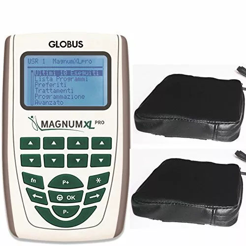 GLOBUS MAGNETOTERAPIA MAGNUM XL PRO con n°2 solenoidi SOFT 500 gauss 42 progr.