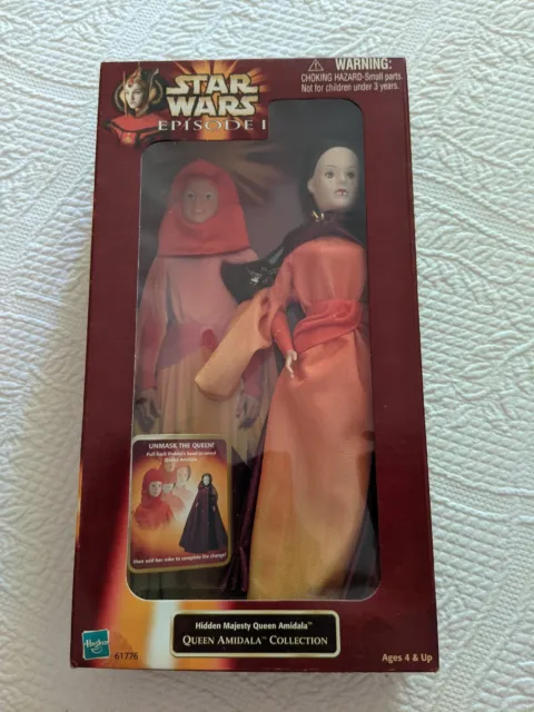 Star Wars Episode I Queen Amidala Hidden Majesty 12" Doll Figure 1998