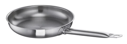 Schulte-Ufer Bratpfanne Pfanne 24cm Profi-Line unbeschichtet Edelstahl Induktion