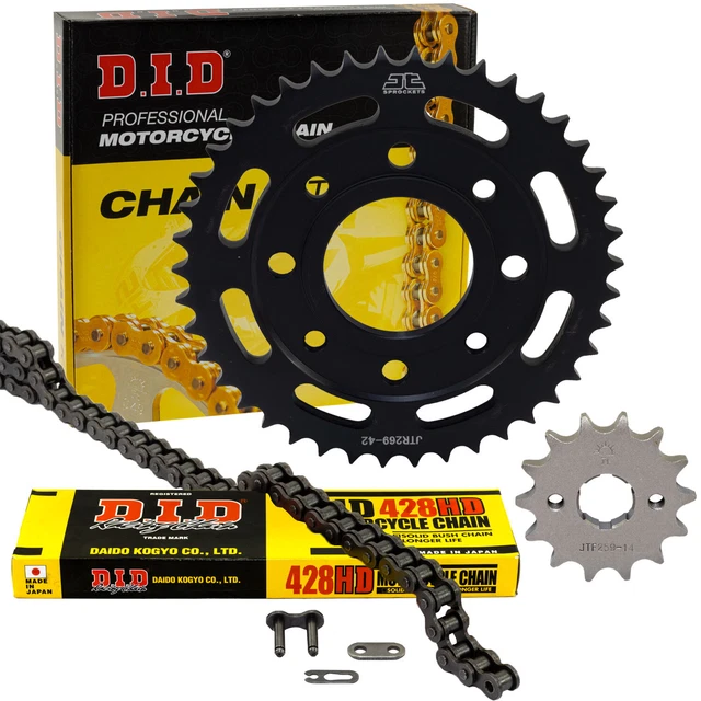 DID Kette 428HD/134 Antriebskette Offen Mit Clipschloss Für Yamaha DT