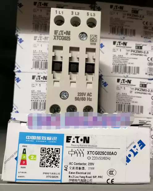 1PC New Eaton Moeller XTCG025C00AO Contactor  220VAC In Box Brand