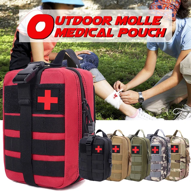 TACTICAL MOLLE MEDICAL First Aid Kit Bag Military Combat Trauma Kit EDC