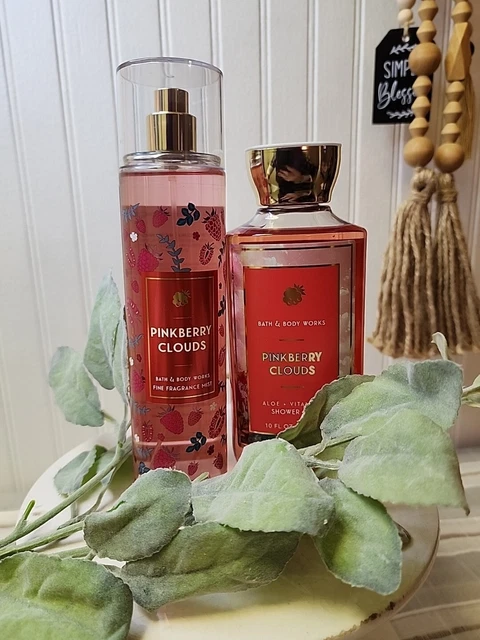 Juego de 2 piezas Bath & Body Works Pinkberry Clouds