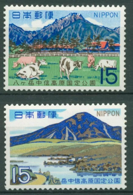 Japan 1968 Quasi-Nationalpark Berge 990/91 postfrisch