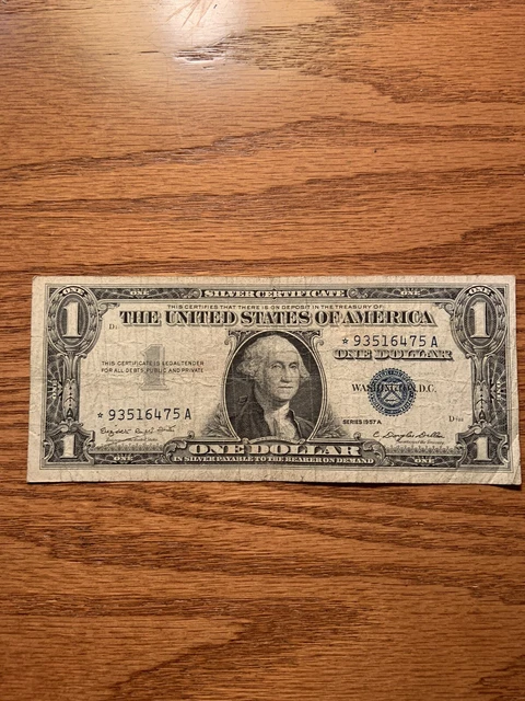 Series 1957 And 1957A Star Notes ( 2 ) Silver Certificates/Blue Seal