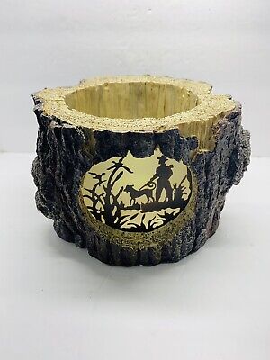 Hand made Rustic Wooden  tree branch Candle Stand Table Decoration.