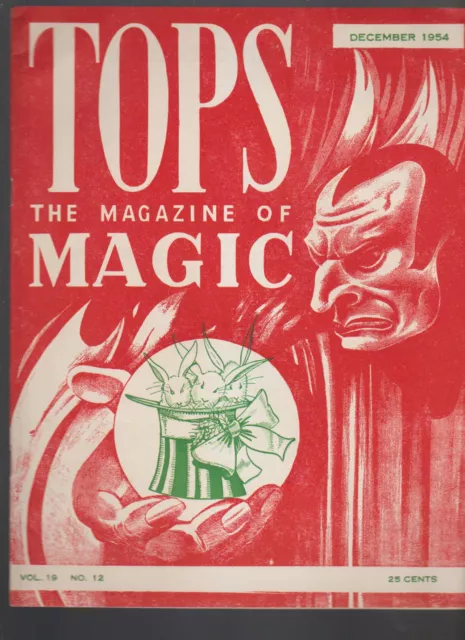 Tops the Magazine of Magic December 1954 East Indian Magicians Hindu Lota