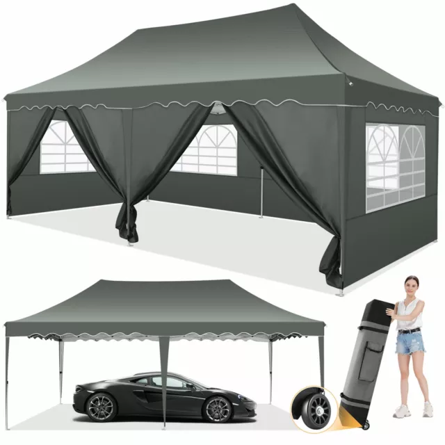 Padiglione 3x3/3,3x3,3/3x6 m gazebo pieghevole tenda da giardino tenda per feste impermeabile padiglione