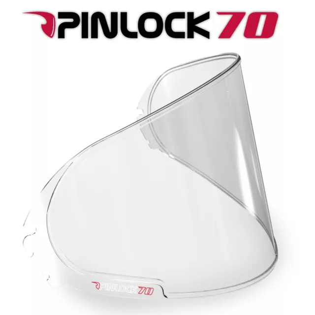 VCAN V127 / V271 Anti Fog Helmet Pin lock 70 Insert Clear fog Resistant Lens