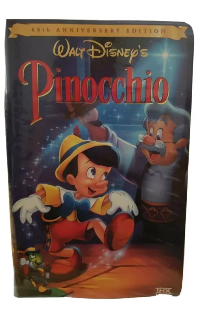 Pinocchio (VHS, 1999, Clam Shell Gold Collection)