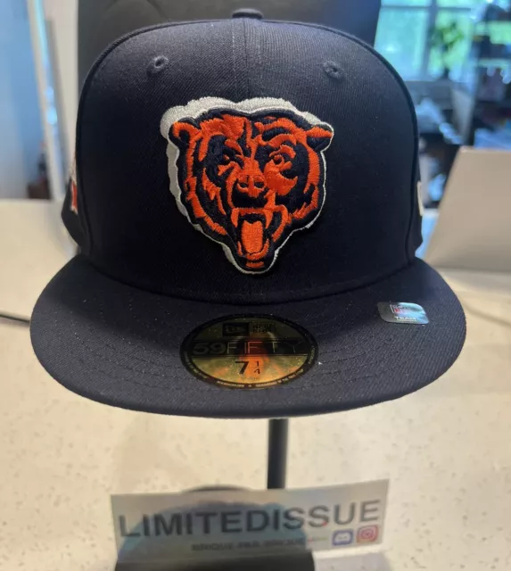 CHICAGO BEARS NEW Era 2024 NFL Draft 59FIFTY Fitted Hat Navy Hat 7 1/