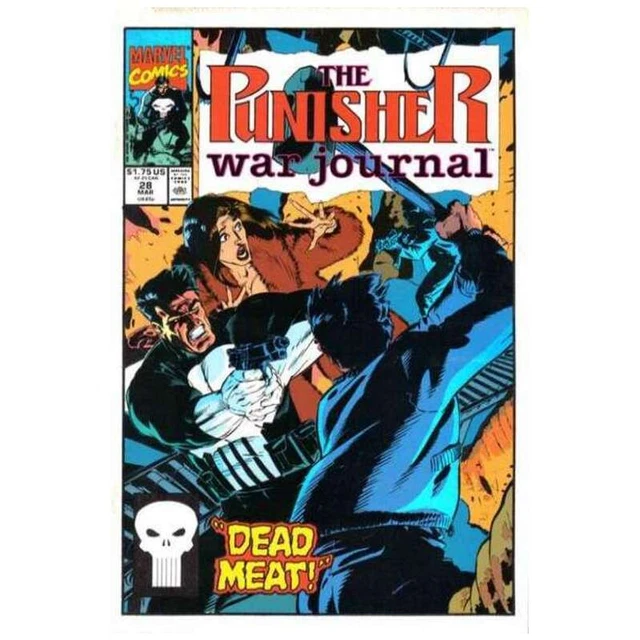Punisher War Journal (1988 series) #28 in NM minus condition. Marvel comics [e