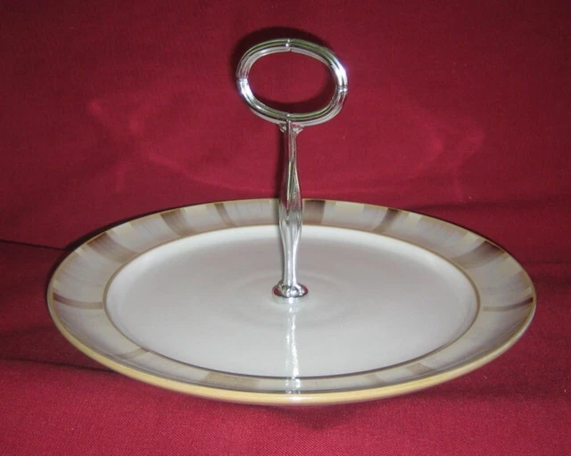 DENBY ~ TRUFFLE LAYERS ~ Serving Plate with Handle ~ RARE