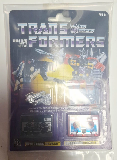 HASBRO TRANSFORMERS G1 Decepticon Rumble and Ravage Reissue (Walmart) £ ...