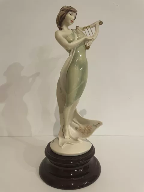 statuette capodimonte - Giuseppe Armani - Girl With Harp - 1991