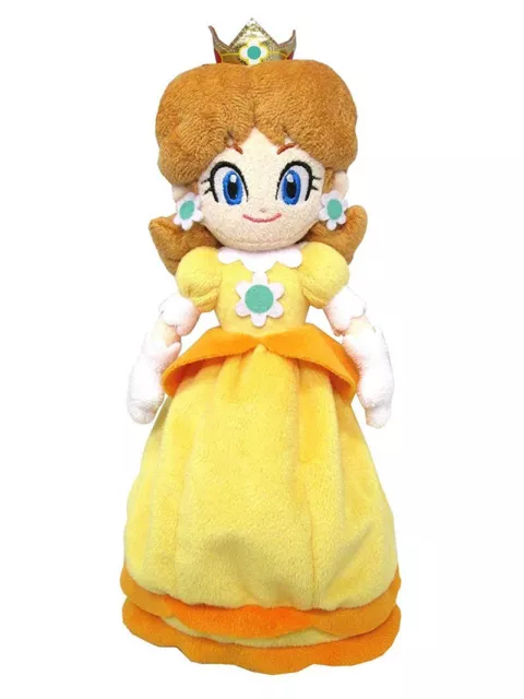 2PCS Mario Princess Daisy and Peach Plush Doll Figure Toy 7inch 3