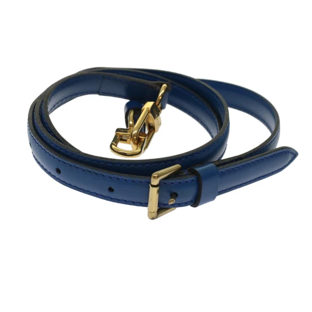 LOUIS VUITTON Epi Shoulder Strap 36.2""-43.3"" Blue LV Auth 48743