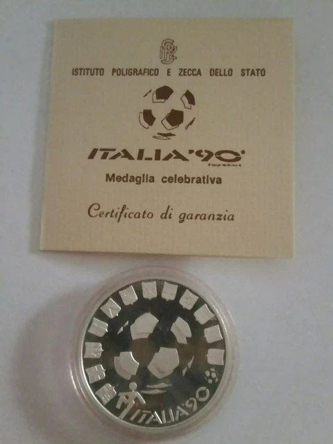 ITALIA 1990MEDAGLIA UFFICIALE Della Coppa Del Mondo Di Calcio 