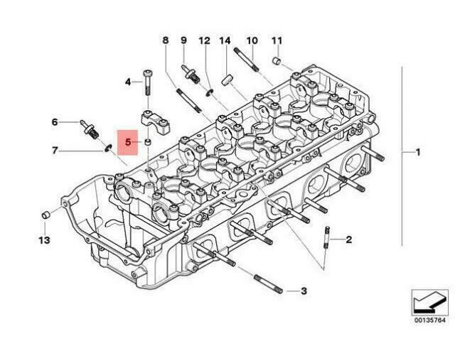 Oem Bmw E60 E61N E63 E64 E90 E90N E92 Engine Block Dowel 11127833232 Genuine
