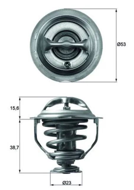 MAHLE Thermostat Kühlmittel BEHR TX 117 95D für VW AUDI 95 TRANSPORTER T5 Bus T6