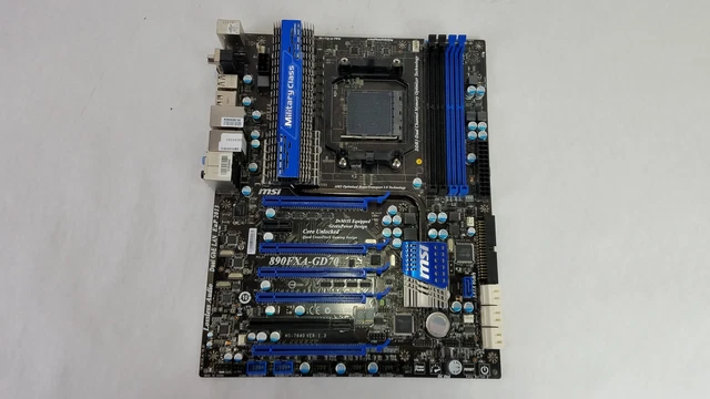 MSI 890FXA-GD70 AMD Socket AM3 DDR3 SDRAM Desktop Motherboard £67.07 ...