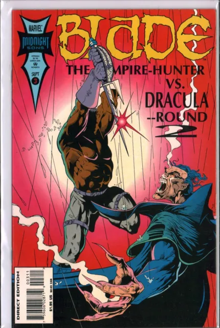 BLADE the VAMPIRE HUNTER #3 Vampire Hunter vs Dracula (1994) Marvel VF/NM (9.0)