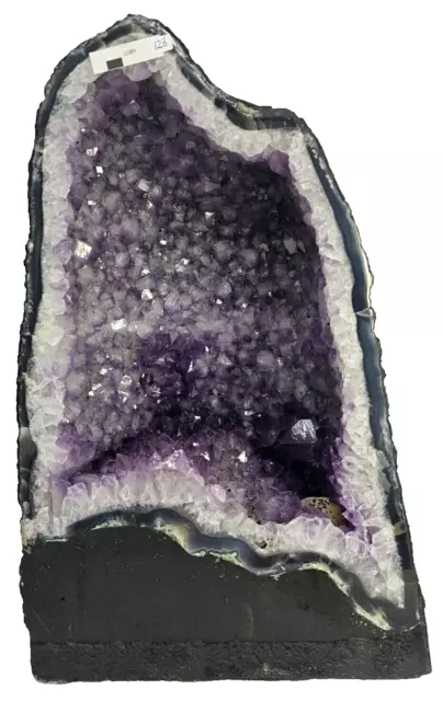 Achatgeode Amethyst  Druse Kristall Edelstein Achat Geode Bergkristall Quarz