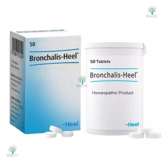 Bronchalis Heel 50 Tab Homeopathy Solution Acute Chronic Bronchitis Heel 1 PACK