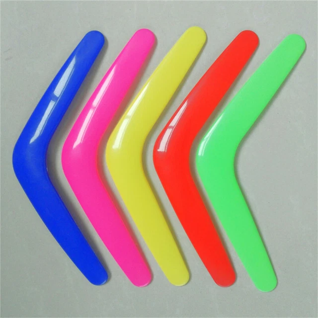 V Shaped Boomerang Toy Kids Throw Catch Outdoor Game Plastic Toy BH ERBACAU KP