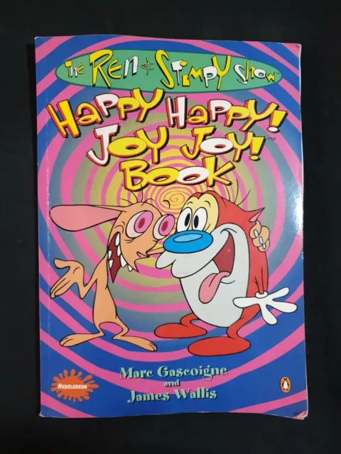 The Ren & Stimpy Show - Happy Happy! Joy Joy! Activity Book 1994 Nickelodeon