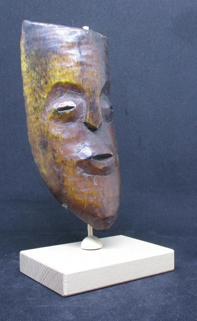 Rare Antique KOTA OBAMBA Passport Mask - former French CONGO - late 1800 4