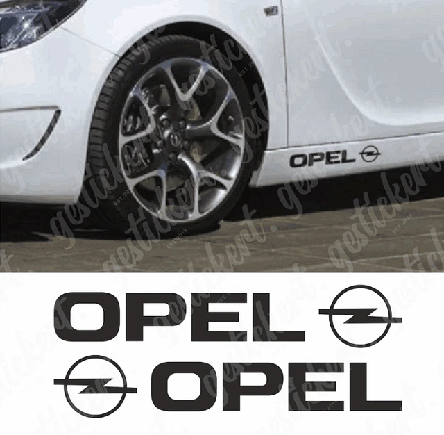 thumbnail image 2 of 2x Opel Corsa GSI Door Stickers – Tuning Lettering – UV Resistant Vinyl – 228mm 2 of 5
