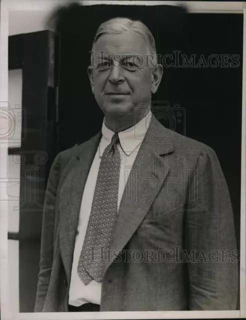 1935 Press Photo Dwight Davis Donor of the Davis Cup Returns from Wimbledon